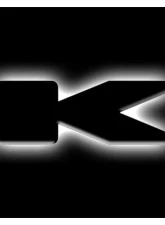 Oracle Lighting Universal Illuminated LED Letter Badges Matte Black Surface Finish K White LED                                     - 3141-K-001 - Image 15