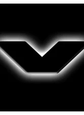 Oracle Lighting Universal Illuminated LED Letter Badges Matte Black Surface Finish V White LED                                     - 3141-V-001 - Image 15