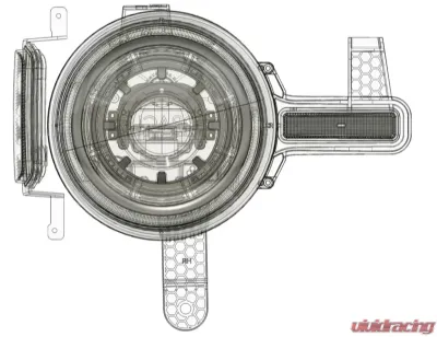 Oracle Lighting Oculus Bi LED Projector Headlights White Ford Bronco 2021-2023 - 5886-001