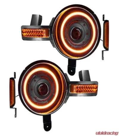 Oracle Lighting Oculus Bi LED Projector Headlights Amber Ford Bronco 2021-2023 - 5886-005