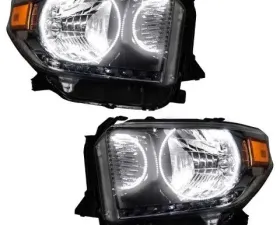 Oracle Lighting White Dual Halo Kit Pre-Assembled LED Halo Headlights Toyota Tundra 2014-2017