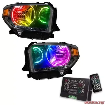 Oracle Lighting 2.0 Controller Dual Halo Kit Pre-Assembled LED Halo Headlights Toyota Tundra 2014-2017 - 7204-333