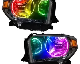 Oracle Lighting Dual Halo Kit Pre-Assembled LED Halo Headlights Toyota Tundra 2014-2017