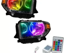 Oracle Lighting Simple Controller Dual Halo Kit Pre-Assembled LED Halo Headlights Toyota Tundra 2014-2017