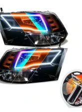 Oracle Lighting PreAssembled ColorShift Switchback Halo Headlights with RF Controller Dodge|Ram 2009-2018                                     - 8906-330 - Image 12