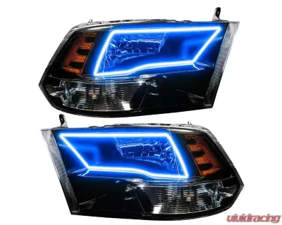 Oracle Lighting PreAssembled ColorShift Switchback Halo Headlights No Controller Dodge|Ram 2009-2018 - 8906-334