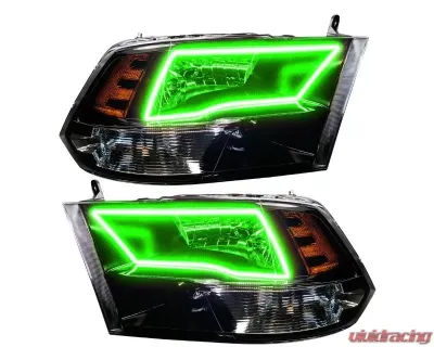 Oracle Lighting PreAssembled ColorShift Switchback Halo Headlights No Controller Dodge|Ram 2009-2018 - 8906-334