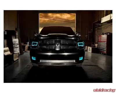 Oracle Lighting PreAssembled ColorShift Switchback Halo Headlights No Controller Dodge|Ram 2009-2018 - 8906-334