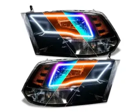 Oracle Lighting PreAssembled ColorShift Switchback Halo Headlights No Controller Dodge|Ram 2009-2018