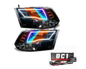 Oracle Lighting PreAssembled ColorShift Switchback Halo Headlights with BC1 Controller Dodge|Ram 2009-2018