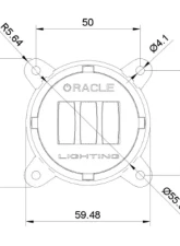 Oracle Lighting 60mm 15w Fog Beam LED Emitter Module Yellow                                     - 5821-006 - Image 4