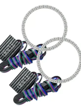 Oracle Lighting Hummer H3 2005-2010 ORACLE LED Fog Halo Kit                                     - 1135-333 - Image 4