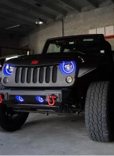 Oracle Lighting Jeep Wrangler JK 2007-2018 ORACLE LED Waterproof Fog Light Kit                                     - 1243-333 - Image 14