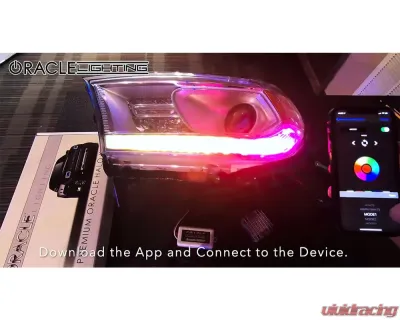 Oracle Lighting Dynamic ColorSHIFT RGB Headlight DRL Upgrade Kit Dodge Durango 2016-2020 - 1280-332