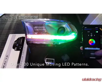 Oracle Lighting Dynamic ColorSHIFT RGB Headlight DRL Upgrade Kit Dodge Durango 2016-2020 - 1280-332