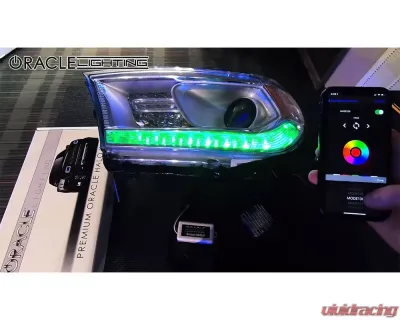 Oracle Lighting Dynamic ColorSHIFT RGB Headlight DRL Upgrade Kit Dodge Durango 2016-2020 - 1280-332