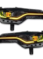 Oracle Lighting ColorSHIFT RGBW+A Headlight DRL Upgrade Kit w/ Simple Controller Chevrolet Camaro SS|RS 2019-2024                                     - 1419-504 - Image 12