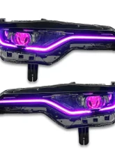 Oracle Lighting ColorSHIFT RGBW+A Headlight DRL Upgrade Kit w/ Simple Controller Chevrolet Camaro SS|RS 2019-2024                                     - 1419-504 - Image 13