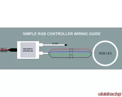 Oracle Lighting 5-24V Simple LED Controller w/ Remote - 1612-504