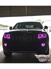 Oracle Lighting Jeep Grand Cherokee 2011-2013 ORACLE ColorSHIFT Halo Kit                                     - 2336-334 - Image 6
