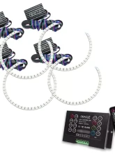 Oracle Lighting Jeep Commander 2006-2010 ORACLE ColorSHIFT Halo Kit                                     - 2337-333 - Image 6