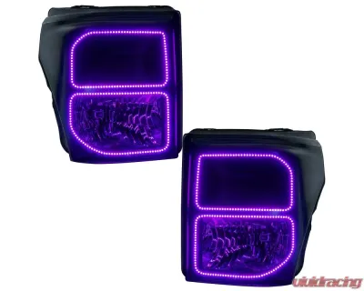 Oracle Lighting Ford F250/350 2011-2016 ORACLE ColorSHIFT Halo Kit (Square Ring Design) - 2383-330