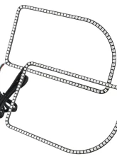 Oracle Lighting Dynamic ColorSHIFT Halo Kit Square Ring Design Ford F250 | 350 Super Duty 2011-2016                                     - 2383-332 - Image 7