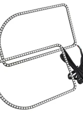 Oracle Lighting Dynamic ColorSHIFT Halo Kit Square Ring Design Ford F250 | 350 Super Duty 2011-2016                                     - 2383-332 - Image 2