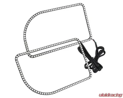 Oracle Lighting Dynamic ColorSHIFT Halo Kit Square Ring Design Ford F250 | 350 Super Duty 2011-2016 - 2383-332