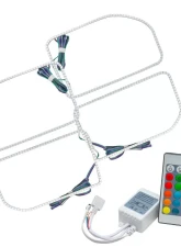 Oracle Lighting Ford F250/350 2011-2016 ORACLE ColorSHIFT Halo Kit (Square Ring Design)                                     - 2383-504 - Image 9