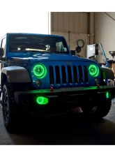Oracle Lighting Jeep Wrangler 2007-2016 ORACLE ColorSHIFT Halo Kit                                     - 2665-330 - Image 15