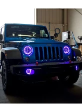 Oracle Lighting Jeep Wrangler 2007-2016 ORACLE ColorSHIFT Halo Kit                                     - 2665-330 - Image 17