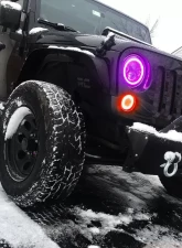 Oracle Lighting Jeep Wrangler 2007-2017 ORACLE LED Waterproof Turn Signal Halo Kit                                     - 2931-005 - Image 5