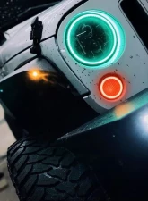 Oracle Lighting Jeep Wrangler 2007-2017 ORACLE LED Waterproof Turn Signal Halo Kit                                     - 2931-005 - Image 6