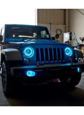 Oracle Lighting Jeep Wrangler JK 2007-2017 ORACLE LED Waterproof Halo Kit                                     - 3943-334 - Image 9