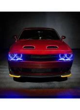 Oracle Lighting ColorSHIFT LED Surface Mount Headlight Halo Kit w/ BC1 Controller Dodge Challenger 2015-2023                                     - 3990-335 - Image 3