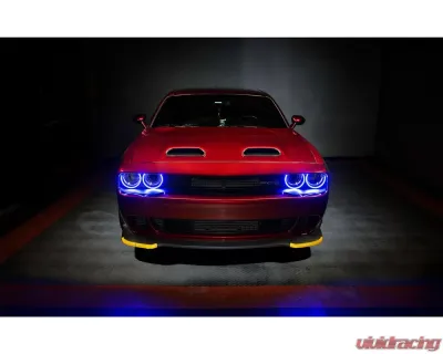 Oracle Lighting ColorSHIFT LED Surface Mount Headlight Halo Kit w/ BC1 Controller Dodge Challenger 2015-2023 - 3990-335