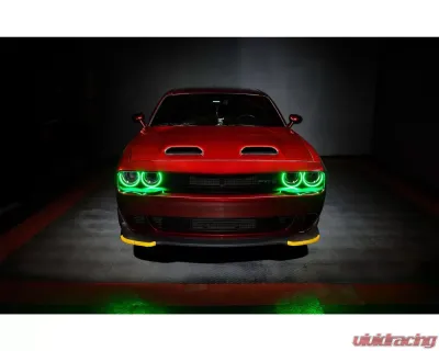 Oracle Lighting ColorSHIFT LED Surface Mount Headlight Halo Kit w/ BC1 Controller Dodge Challenger 2015-2023 - 3990-335