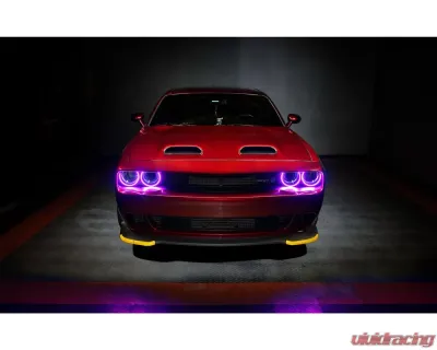 Oracle Lighting ColorSHIFT LED Surface Mount Headlight Halo Kit w/ BC1 Controller Dodge Challenger 2015-2023 - 3990-335