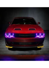 Oracle Lighting ColorSHIFT LED Surface Mount Headlight Halo Kit w/ BC1 Controller Dodge Challenger 2015-2023                                     - 3990-335 - Image 6