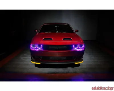 Oracle Lighting ColorSHIFT LED Surface Mount Headlight Halo Kit w/ BC1 Controller Dodge Challenger 2015-2023 - 3990-335