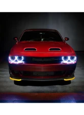 Oracle Lighting ColorSHIFT LED Surface Mount Headlight Halo Kit w/ BC1 Controller Dodge Challenger 2015-2023                                     - 3990-335 - Image 8