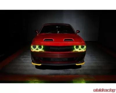 Oracle Lighting ColorSHIFT LED Surface Mount Headlight Halo Kit w/ BC1 Controller Dodge Challenger 2015-2023 - 3990-335