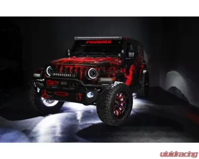 Oracle Lighting White Single Row LED Illuminated Wheel Rings - 4215-001