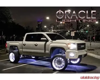 Oracle Lighting White Single Row LED Illuminated Wheel Rings - 4215-001