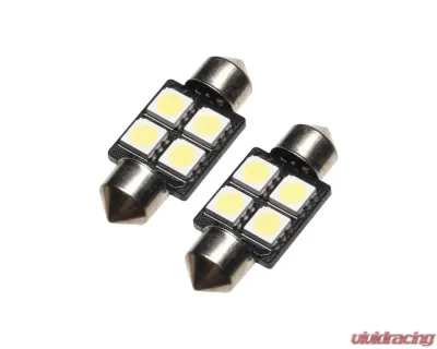 Oracle Lighting 33mm 4 LED 3-Chip Festoon Bulbs (Pair