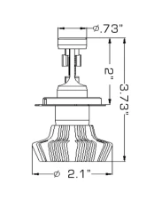 Oracle Lighting H4 4,000+ Lumen LED Headlight Bulbs (Pair)                                     - 5231-001 - Image 4