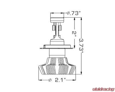 Oracle Lighting H4 4,000+ Lumen LED Headlight Bulbs (Pair) - 5231-001