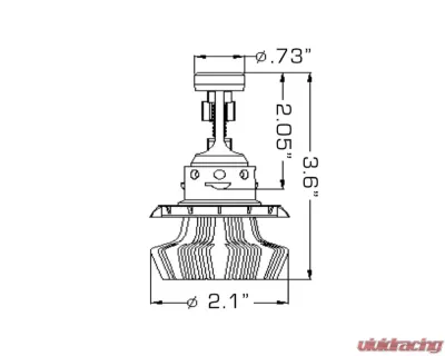Oracle Lighting H13 4,000+ Lumen LED Headlight Bulbs (Pair) - 5236-001