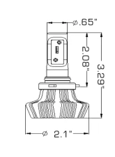 Oracle Lighting 9005 4,000+ Lumen LED Headlight Bulbs (Pair)                                     - 5239-001 - Image 4